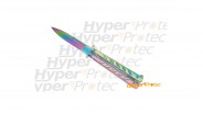 Couteau papillon Arc en ciel Rainbow