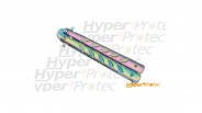 Couteau papillon de collection en métal Arc en ciel Rainbow