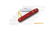 Couteau d'horticulteur greffoir Victorinox rouge a spatule cuivre