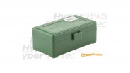 Boite de rangement pour 50 cartouches calibre .357 magnum ou .38 et special