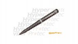 Stylo de défense pointu en aluminium gris