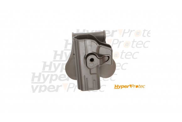 Holster gaucher en polymère durable G series FDE