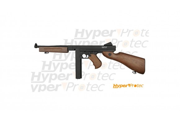 Carabine airsoft mitrailleuse AEG Thompson M1A1 - calibre 6mm bbs