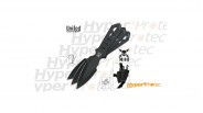 Set de 3 couteaux de lancer M48 tactical black edition