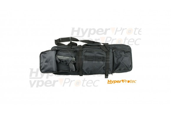 Housse compacte extensible souple Shortreplica noire de 80 à 110cm