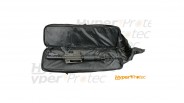Housse compacte extensible souple Shortreplica noire de 80 à 110cm