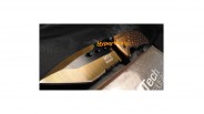 Couteau pliant doré MTech USA