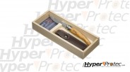 Plumier Opinel avec couteau effilé olivier 12 cm et étui