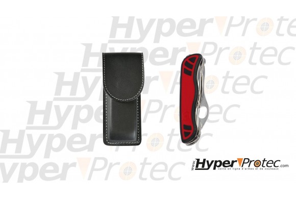 Pack couteau suisse Victorinox Forester et étui en cuir noir