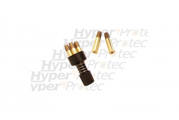 Speedloader et 6 douilles Dan Wesson airsoft 6 mm
