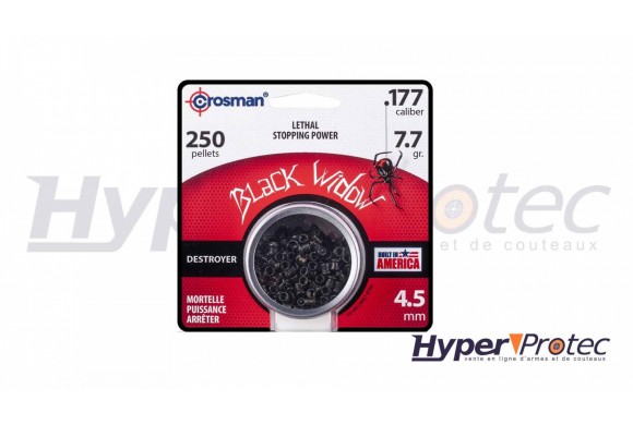 Plomb 4.5 mm Black Widow Crosman