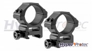 Jeu de deux colliers UTG de 1 pouce sur rail de 22mm élévation medium