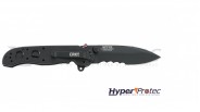 Couteau pliant CRKT M21 lame noir anodisée mixte