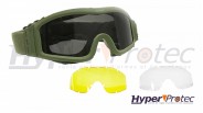Lunette De Protection Airsoft avec ecran jaune et fumé
