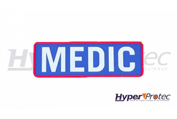 Patch Airsoft Medic Couleur Bleu