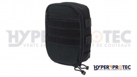 Pochette Cargo avec attache MOLLE GFC Tactical - Noir