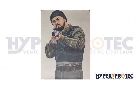 Poster cible Xavier - 89 x 64 cm