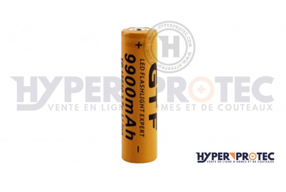 Batterie rechargeable 18650 de 3.7V Li-ion de 9900 mAh