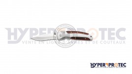 Couteau pliant Herbertz lame mixte manche en pakka