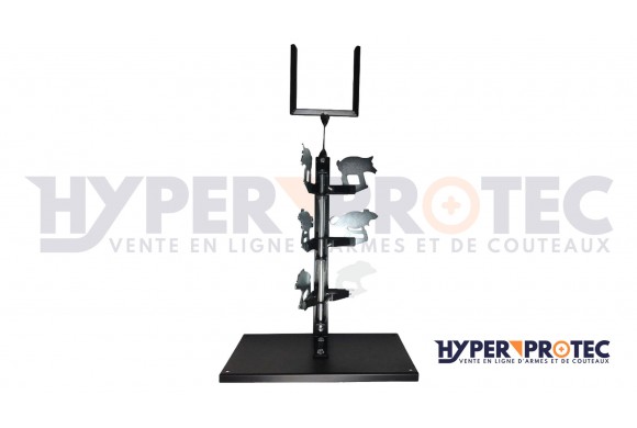 Cible metal basculante + cible metal carré pour 4.5mm
