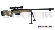 Carabine sniper camo L96 Accuracy miniature de collection de 30 cm de long 