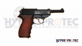 Borner C41 - Pistolet P38 à BILLE ACIER propulsion C02