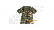 Tee-shirt camo militaire vert - Taille enfant