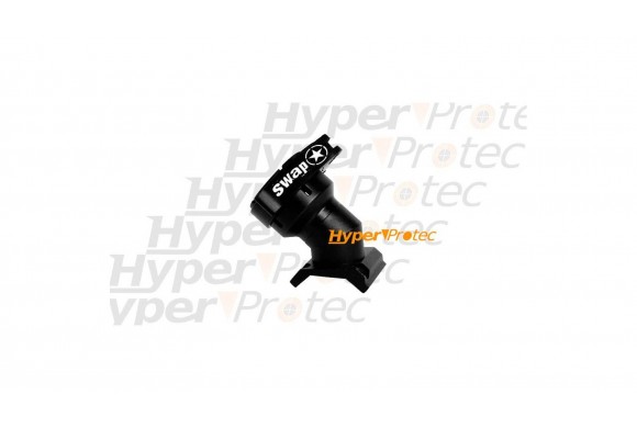 Coude 45° métal pour lanceur paintball MR