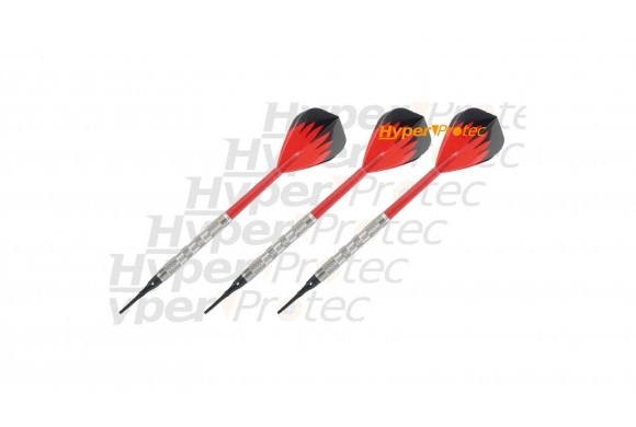 Jeu de 3 fléchettes soft Hell Fire 3 pour cible électronique