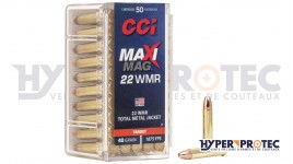 50 cartouches 22 Mag CCI Maxi-Magnum