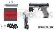 Pistolet balle caoutchouc Walther PPQ M2 T4E