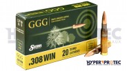Cartouche 308 GGG HPBT 175 grains
