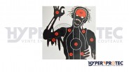 Cible papier Zombie - Tir au plomb et petit calibre