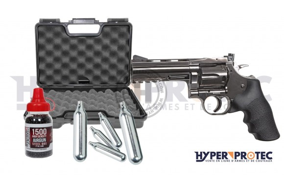 Pack prêt à tirer Dan Wesson 715 Canon 4'' Revolver Bille Acier