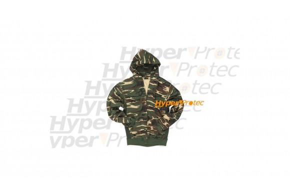 Veste de sport militaire avec capuche