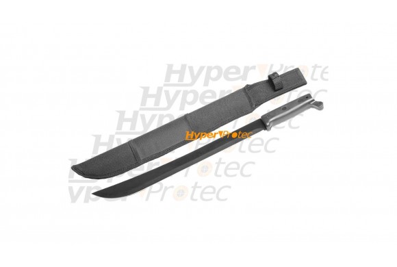 Machette lame lisse 54 cm avec étui