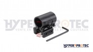 Collier compatible rail de 11 et 22 mm pour laser