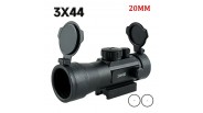 Dot sight 3x44 point rouge et vert avec flip-up cover