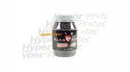 Pot de 2000 billes airsoft noires 0.43g 6mm