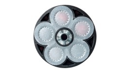 Barillet préchargé pour Revolver HDR 68 avec 2 billes caoutchoucs et 3 billes poivre