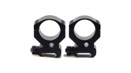 Colliers de montage haut aluminium Bauer 30mm pour rail 22mm