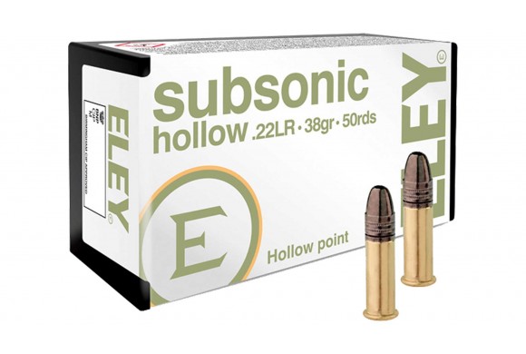 ELEY Subsonic Hollow - Munition Cal. 22LR