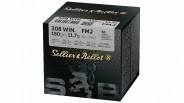 Boite de 50 cartouches Sellier Bellot calibre 308 FMJ 180gr. 