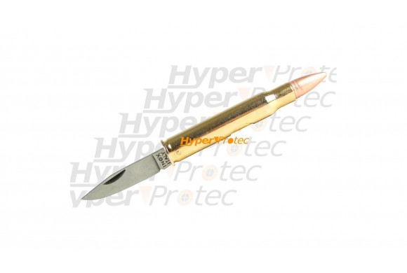 Couteau forme cartouche douille 30.06