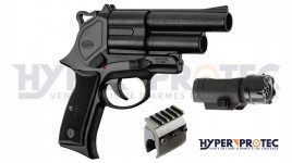 Pistolet de défense Gomm Cogne GC54 Cal. 12 50 Double canon - Pack Tactical