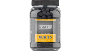 500 Balles caoutchouc T4E Cal.50 Rubberball noire mat