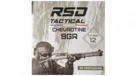 Cartouche Calire 12/67 RSD Tactical Chevrotine