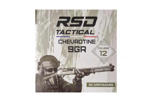 Cartouche Calire 12/67 RSD Tactical Chevrotine