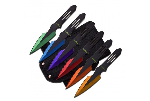 Set de 6 couteaux de lancer 14 cm Perfect Point
