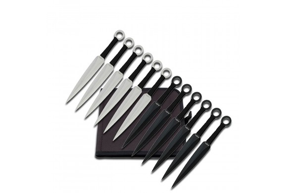 Set de 12 Kunais de lancer Perfect Point